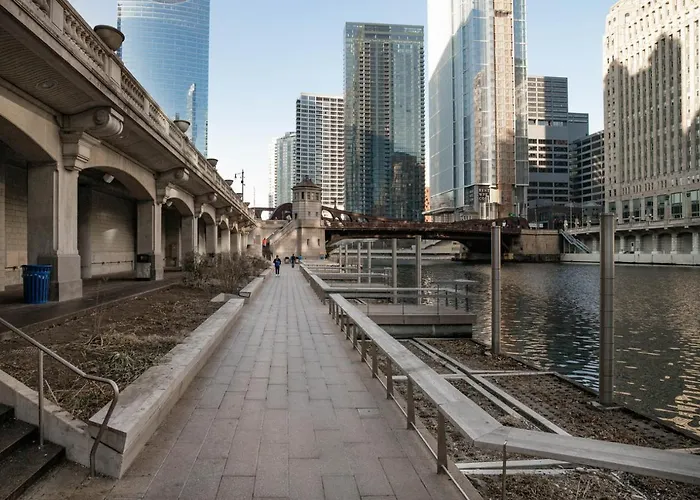 Апартаменты River N 1br W Gym Wd Nr Mag Mile By Bluegound Chi-127