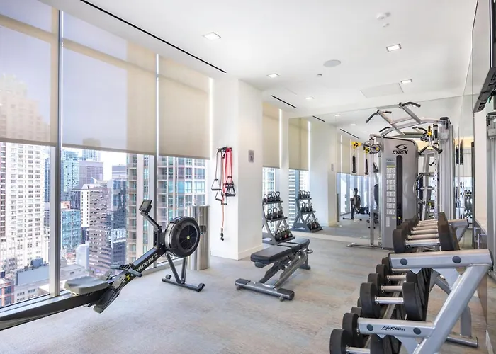 Апартаменты River N 1br W Gym Wd Nr Mag Mile By Bluegound Chi-127 *